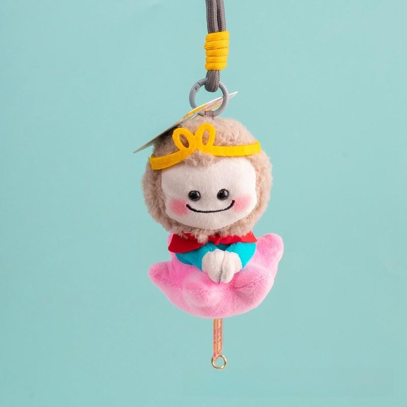 Buddha Small Companion Lotus Plush Keychain With Prosperity And Lucky Symbols For Meditation Gifts