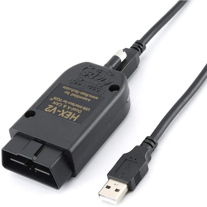 Vcfpw6 skirtas VCDS Vag Com Hex V2 24.7 V25.3 Vagcom sąsajos kabelis obd2 skaitytuvas diagnostikos įrankis Aodi Skoda VW automobilis 2025 pilnas originalus