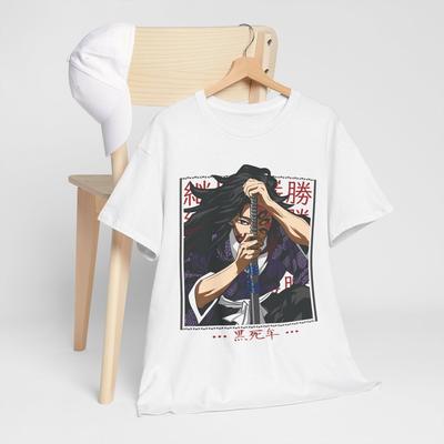 Kokushibo T-Shirt Demon Slayer Kimetsu No Yaiba Anime Manga Schwarzes Shirt Alle Größen