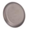 Pure Titanium Saucer Dishes Outdoor Tableware Camping Hiking Plates Cutlery Picnic PlateLarge