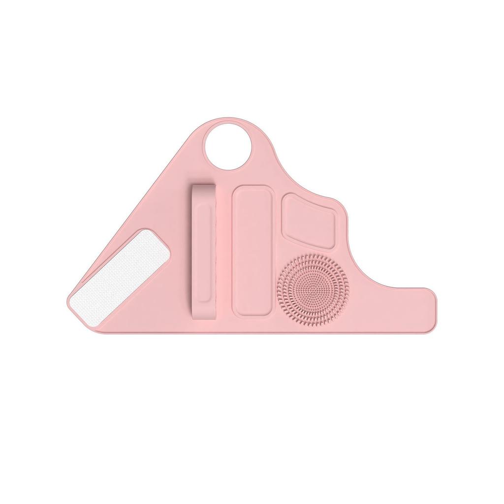 Silicone Makeup Hand With Liquid Foundation Concealer Toning Makeup Brush Tweezers Storage Brush Cleaner