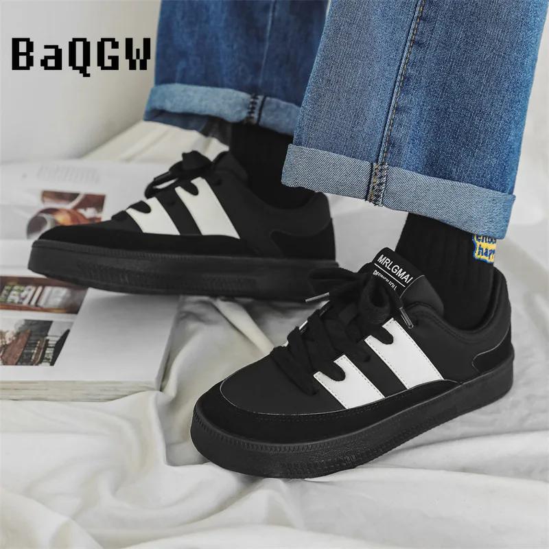 

Винтажные мужские парусиновые туфли в корейском стиле с низким верхом, весенне-осенние модные спортивные кроссовки, нескользящая дышащая мужская обувь 44 чёрный