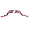 2 Pcs Foldable Clutch Brake Lever 6 Gear Adjustable Folding Brake Handle Lever for MSX 125 GROM 2014 To 2023