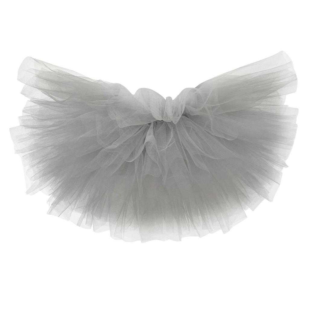Tutu Running Skirt Mini Skirt 6-Layer Tulle Tulle Skirt Sexy Ballet Skirt Tiered Skirt Petticoat Fluffy Layered Tulle Tutu Skirt
