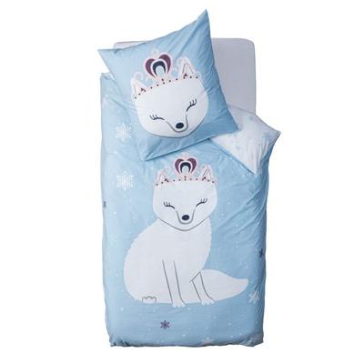 Winter Princess Printed Bedding Set 140 X 200 Cm Reversible 100% Cotton / 57 Threads/cm²