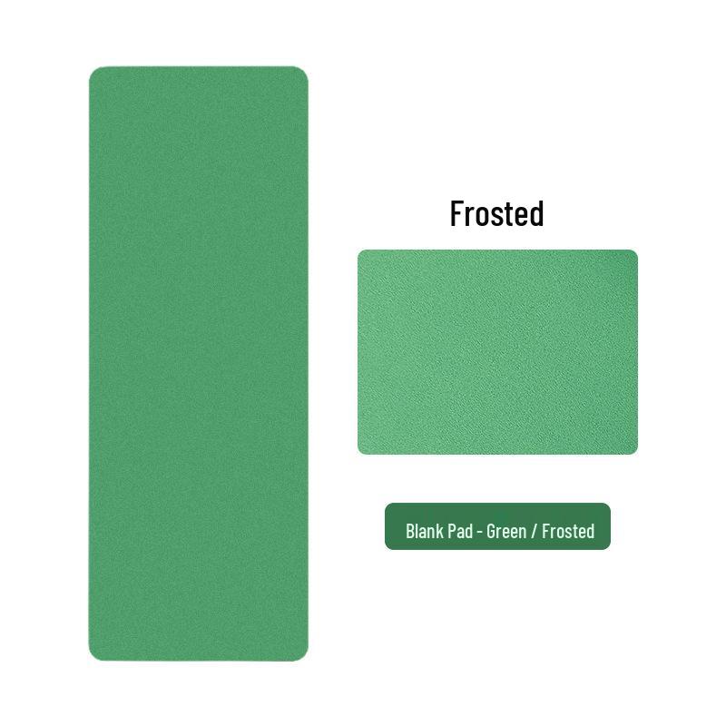 Thickened Non-slip Coconut Shell Yoga Mat: Frosted PU Rubber, Widened & Enlarged for Fitness & Home Use