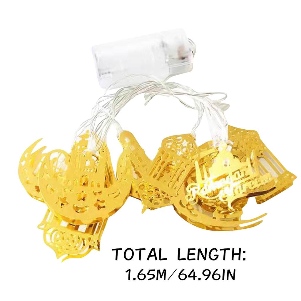 String Lights Moon Star  Eid Ramadan Festival Decoration Chandelier String Lights