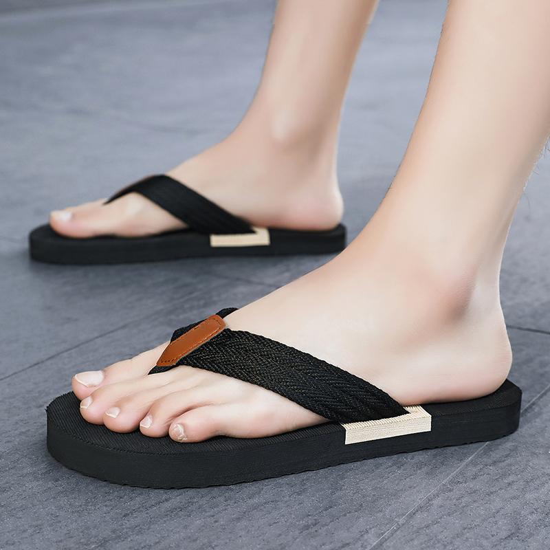 Fashion Outdoor Non-slip Lightweight Men's Slippers Summer Casual Beach Shoes Comfortable Vacation Sandals Men's Shoes Flip-flops