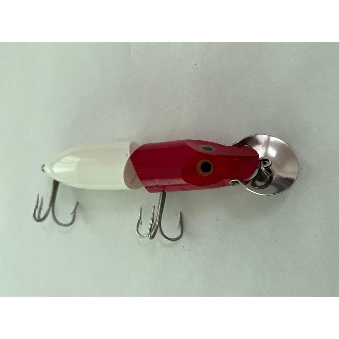 Used ABU Hi-Lo Topwater Lure Red White