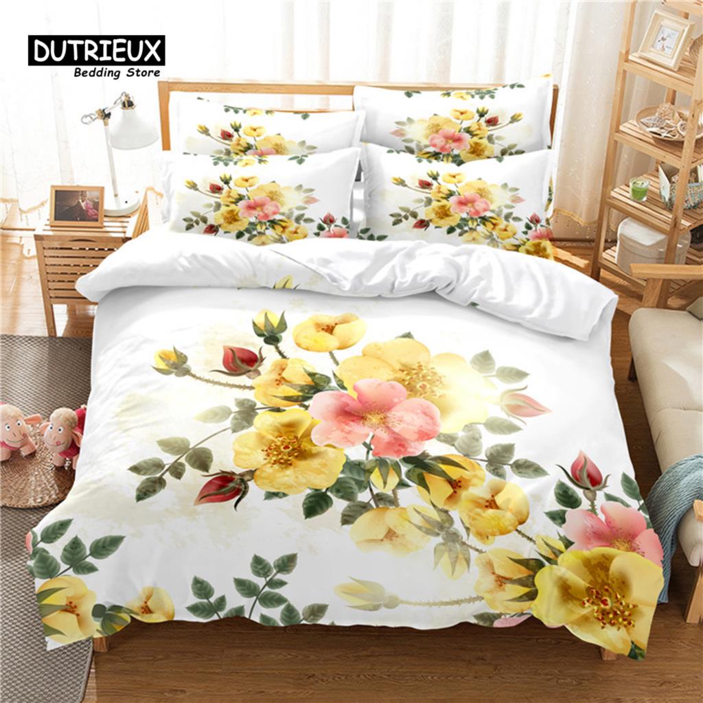 Cat Lovers Duvet Cover Set, Fashion Bedding Set, Soft Comfortable Breathable Duvet Cover, For Bedroom Guest Room Decor