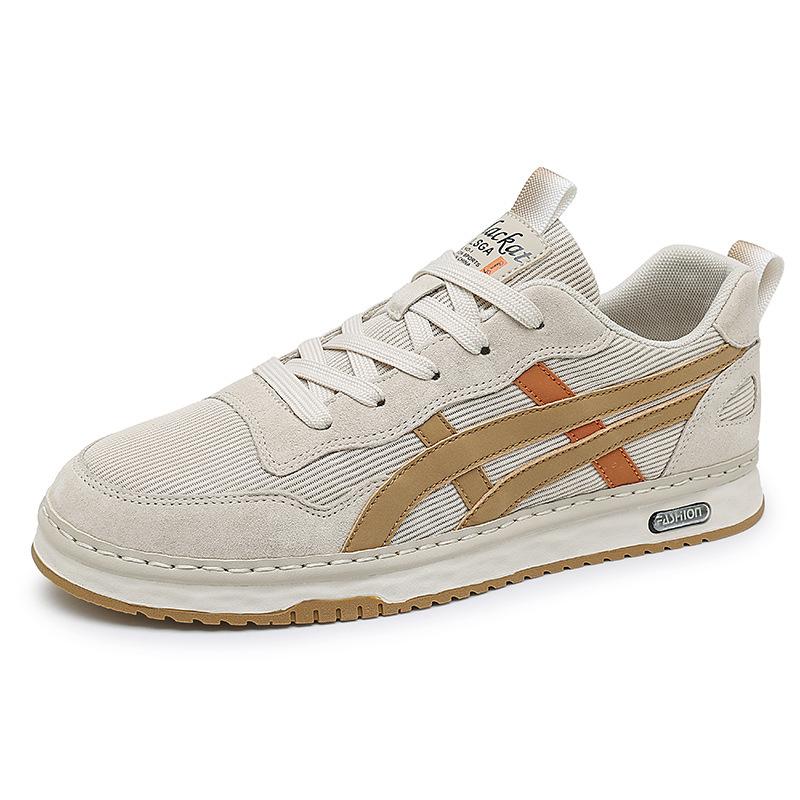 

Summer fashion outdoor contrasting street shoes Korean version retro thin low-top lace-up shoes men s casual sports shoes 39