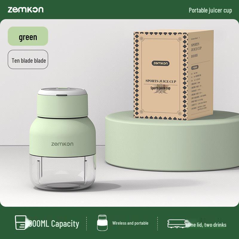Zemkon Portable Mini Electric Juicer Cup - Small, High Quality for Fruit Juicing