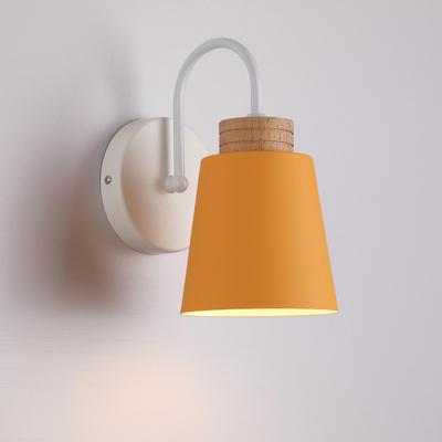 Nordische minimalistische gebogene Wandleuchte für Schlafzimmer, Wohnzimmer, Flur, Arbeitszimmer und Eingang