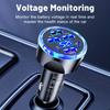 6-Port 100W Car Charger, Multi USB Fast Charging with LED Display