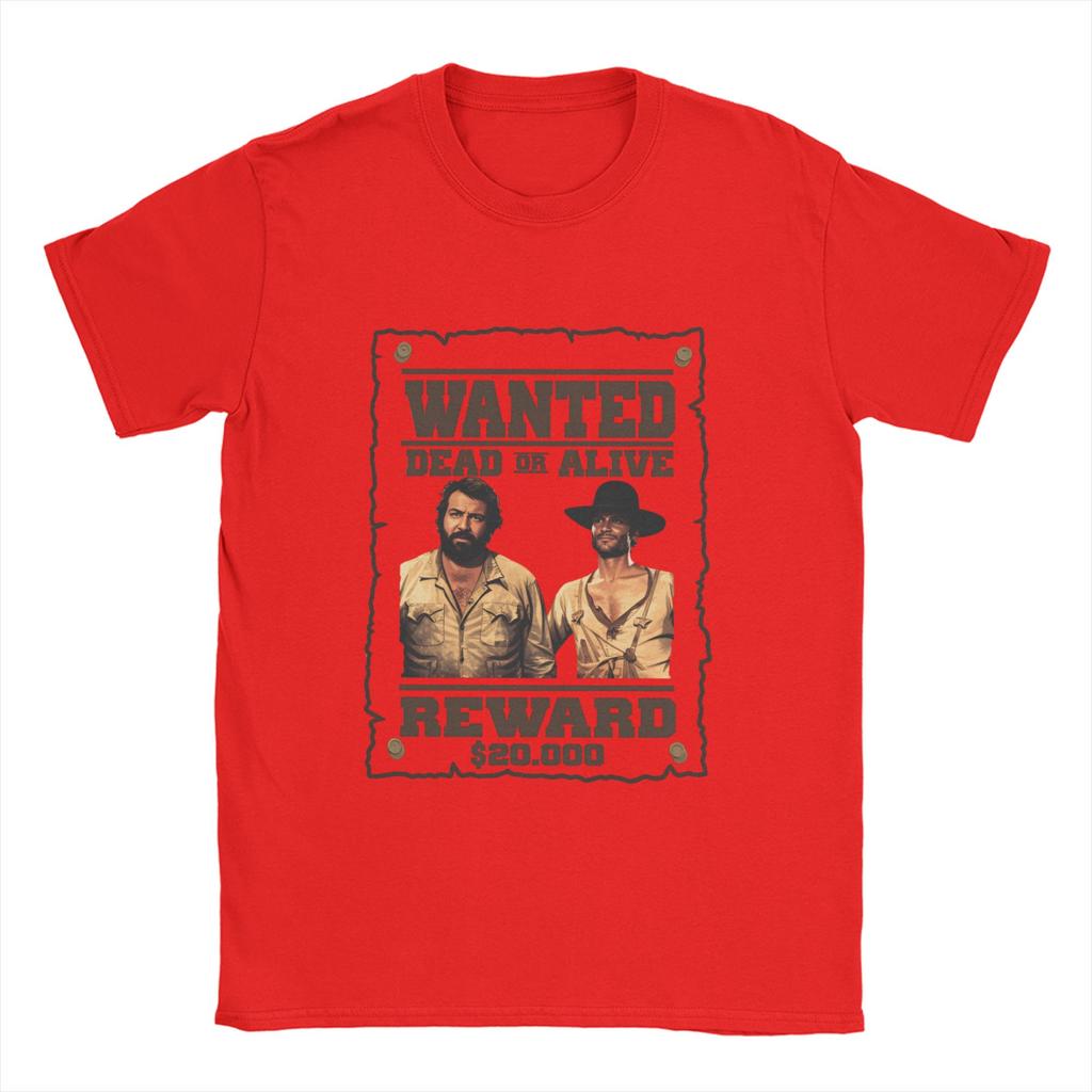 Unisex Humor Bud Spencer And Terence Hill T Shirts Cotton Clothes Novelty Short Sleeve Round Collar Tees Birthday Gift TShirt