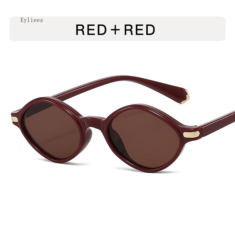 New Polygonal Small Frame Sunglasses Irregular Men's Women's Trendy Fashion Sunscreen Travel Sunglasses Lentes De Sol Hombre