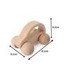 Wooden Cars Toys Maple Diy Crafts for Students Home Activities Montessori Grasping Teething Toy Newborn Birthday Gift Wood Block