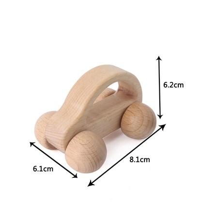 Wooden Cars Toys Maple Diy Crafts for Students Home Activities Montessori Grasping Teething Toy Newborn Birthday Gift Wood Block