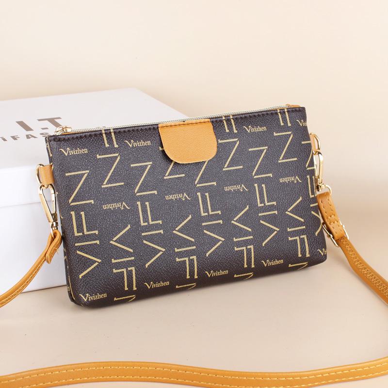 Ladies' 2023 Fashion Print Small Square Crossbody Bag