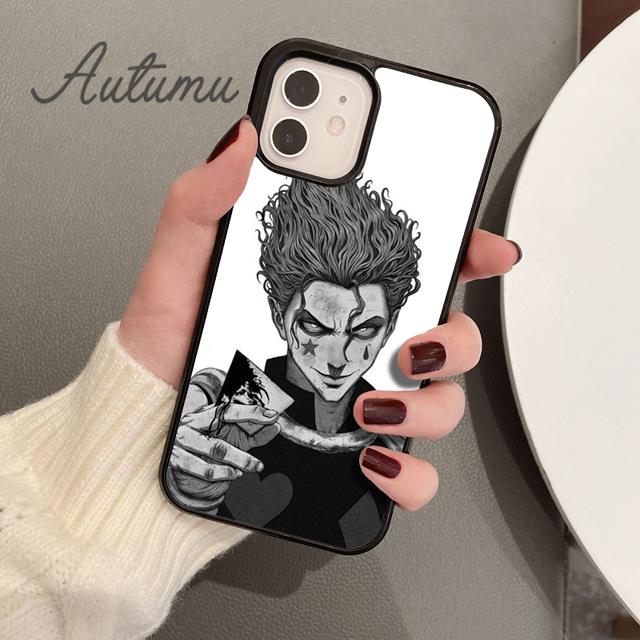 Custodia per telefono Hisoka Anime Hunter X hunter per iPhone 11 12 13 14 Pro Max mini X XR XS SE 2020 6S 7 8 Plus Galaxy S21 S22