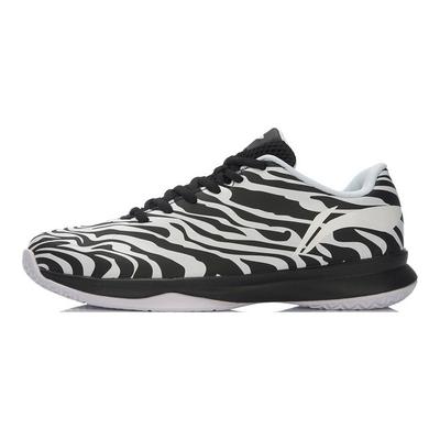Li Ning Tiger Paw 2 Low Top Performance Basketball Shoes Unisex White Black ABPL037-2