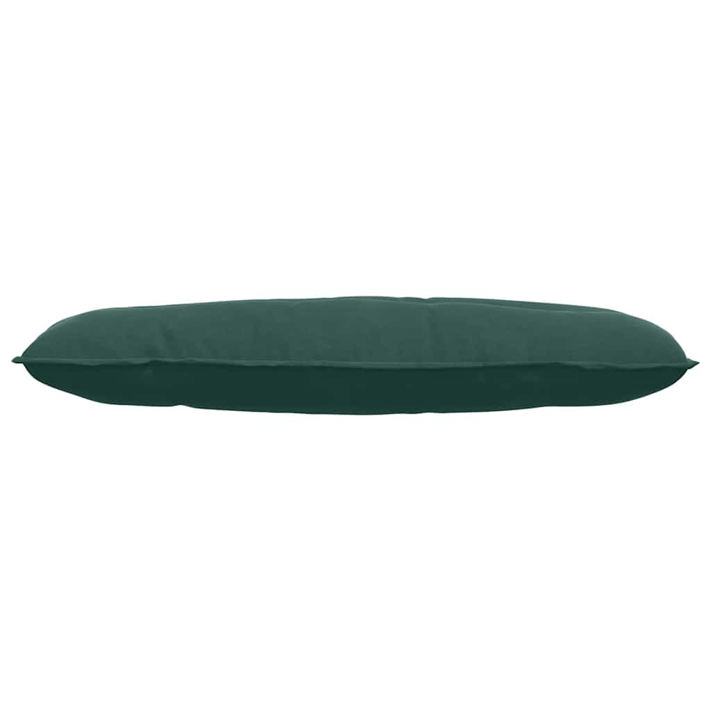 Back Cushion Dark Green 120 x 50 cm Cord Fabric