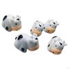 100 Pieces Miniature Cows Figurines to Hide Ornaments Mini Resin Statues for Party Favors Micro