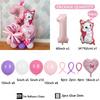 44pcs Marie Cat Balloons Baby Pink Girl Birthday Party Balloons Decoration Cartoon Marie Cat Animal Pet Baloon Baby Shower Decor