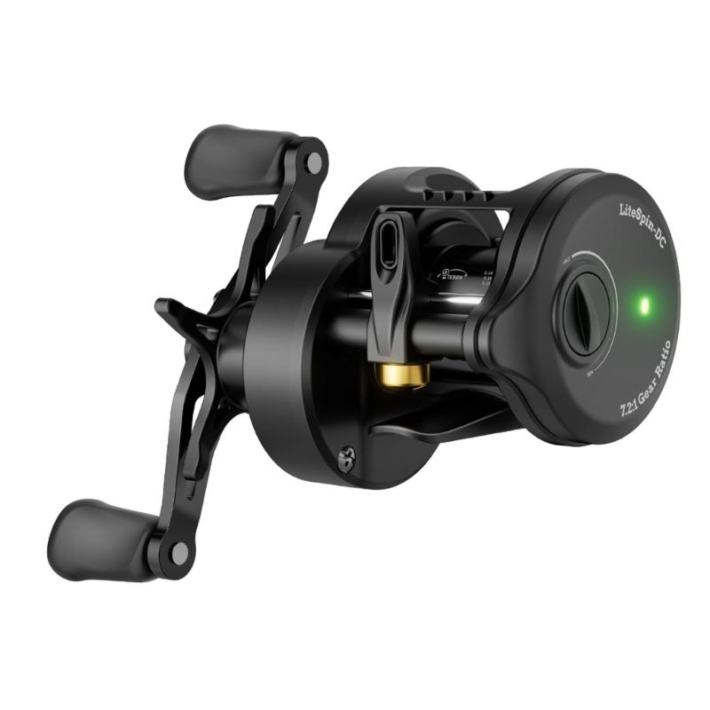 Colorful Baitcasting Fishing Reel Portable Rotate Fishing Reel With Electronic Charging For Smooth Casting