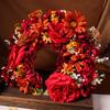 Women Head-Dress Colorful Flower Headband Hair Wreath Wedding Party Costume Headpiece for Bridal Women Fashion Hair Accessory
