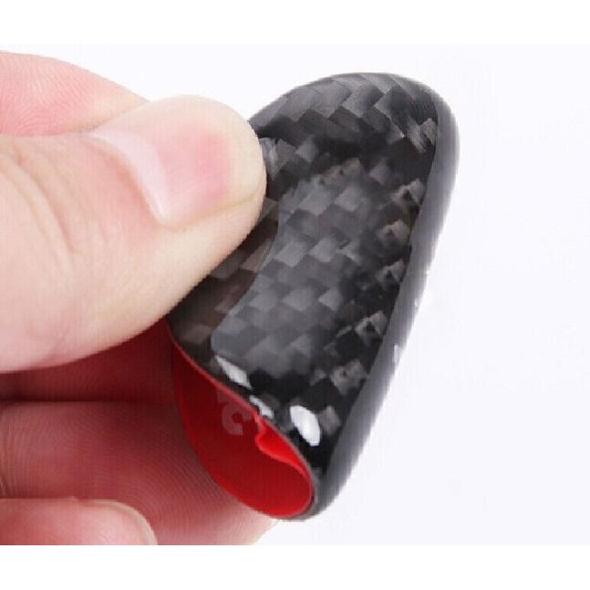 For Mazda CX-5 2017-2024 Real Carbon Fiber Steering Wheel Horn Ring Trim 1PCS