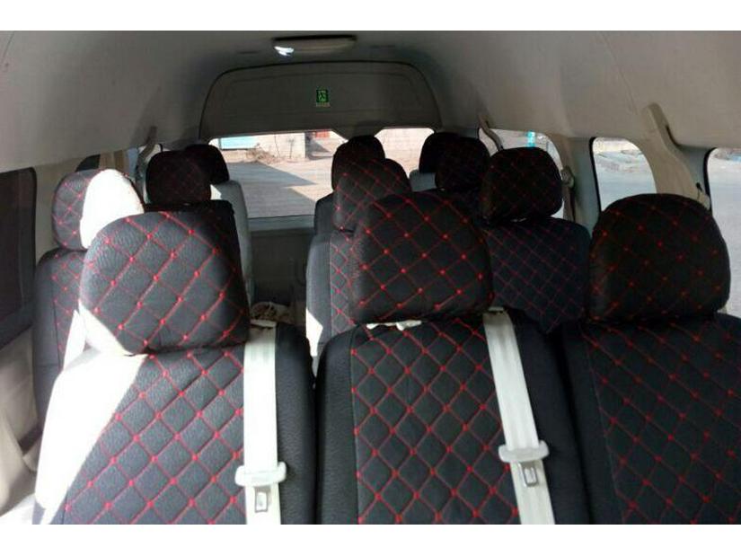 Jiangling Ford Transit Sitzbezug für 6-, 8-, 14- und 15-Sitzer oder JMC Rundum-Sitzschutz.