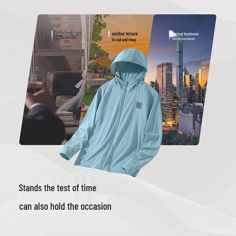 Hodo Men's UPF50+ Sun Protection Hooded Jacket
