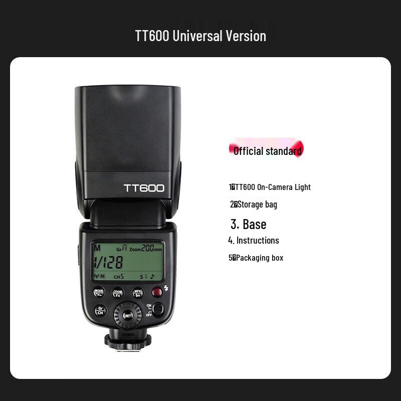 Godox TT600 Hot Shoe Flash Speedlight