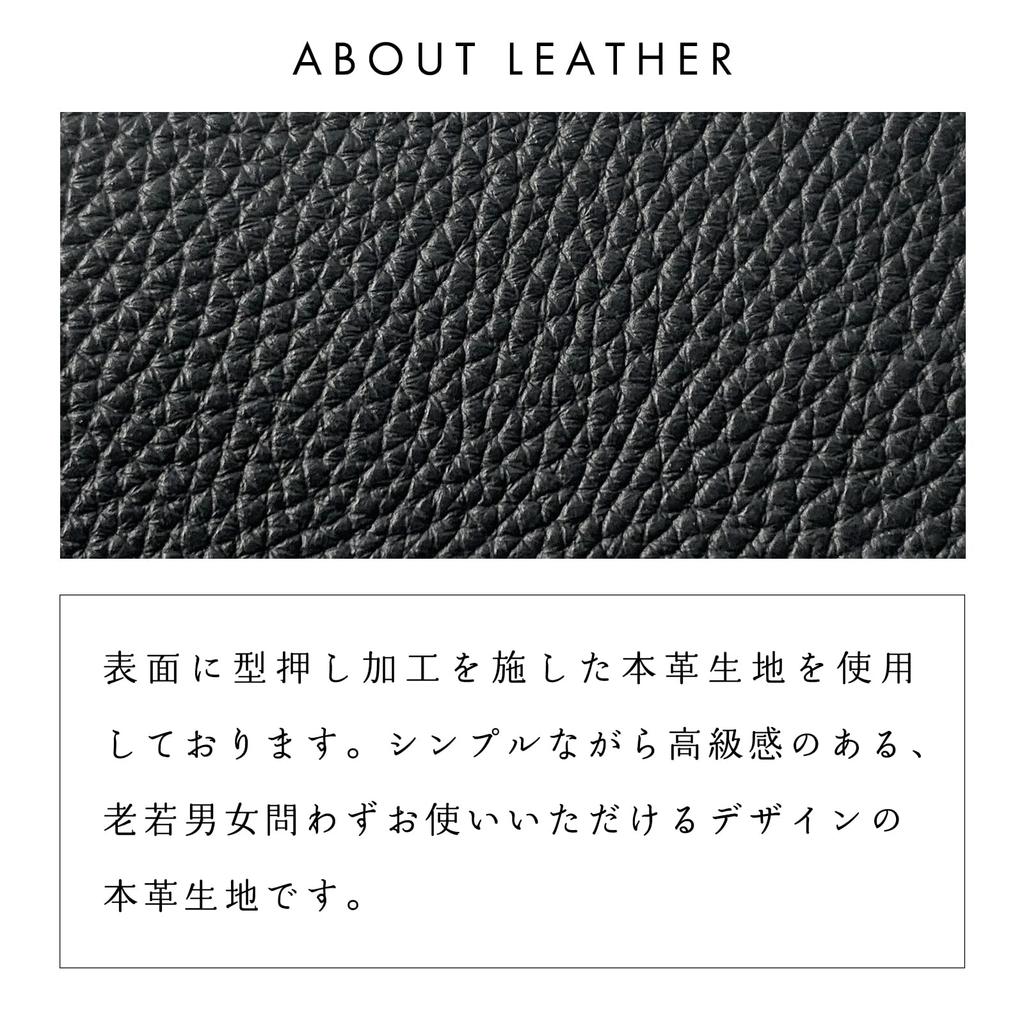 Trendige Yamagishi Bifold Geldbörse, Echtes Leder, Rundum-Reißverschluss, für Damen und Herren, Kompakt, Hochwertiges Geprägtes Leder, Tiefschwarz