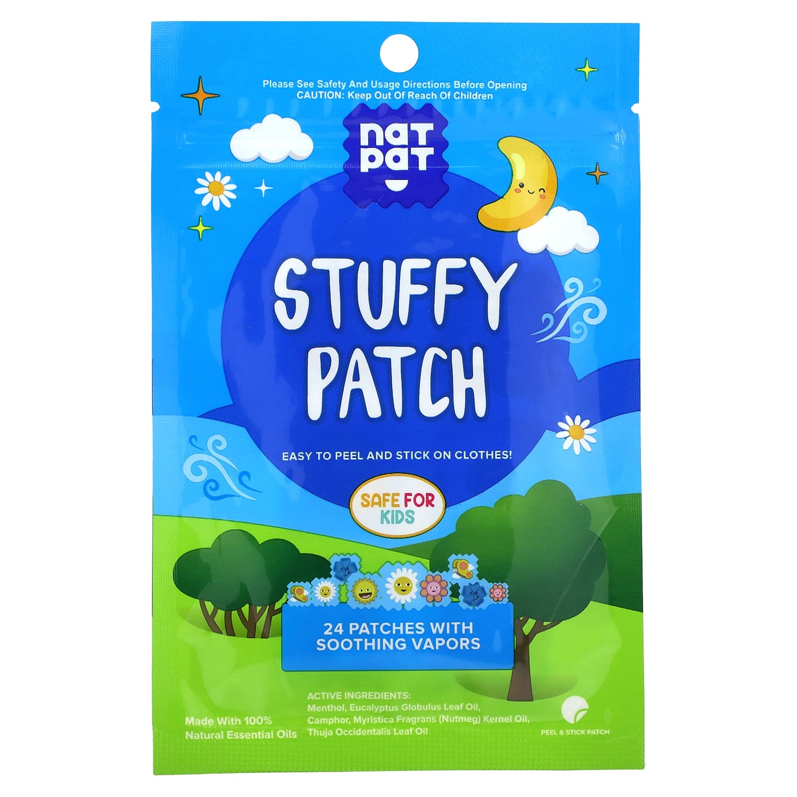 

Nat Pet, Пластыри от насморка, 24 шт.