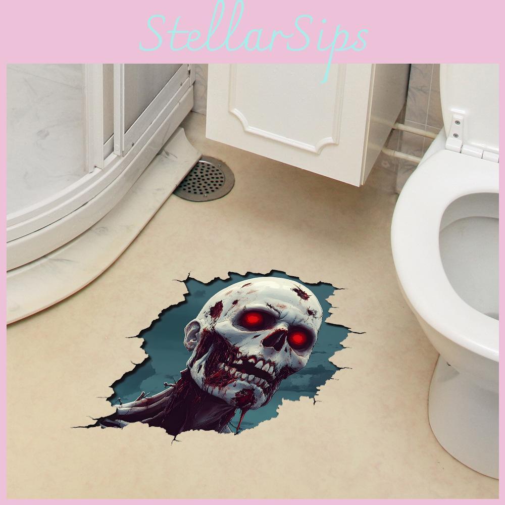 Halloween Horror Zombie Floor Stickers Bedroom Living Room Home Decoration