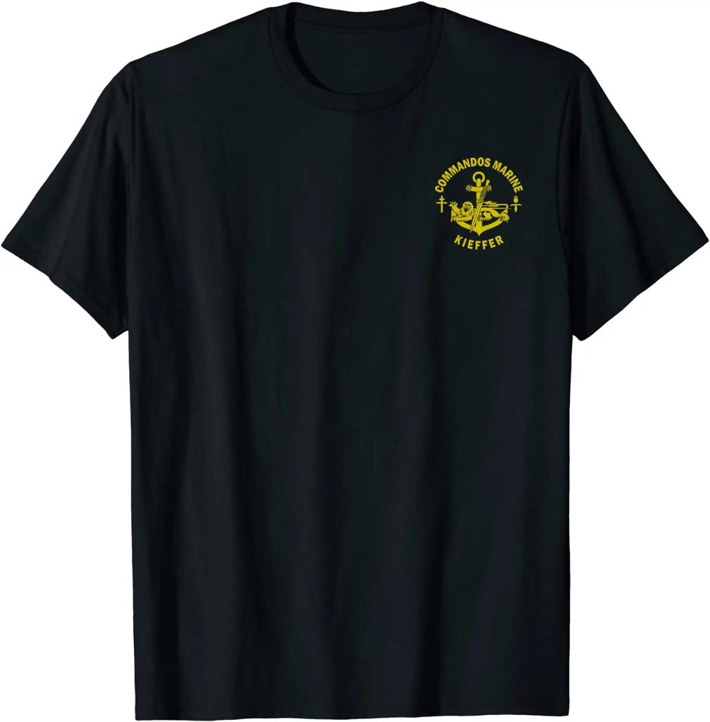 French Special Forces Commandos Marine T-shirt Short Casual 100% COTTON O-Neck Shirt