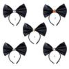 Halloween Hair Hoop Big Bow Headband Gothic Pumpkin Skull Headdress Masquerade Headbands Cosplay Hair Accessories