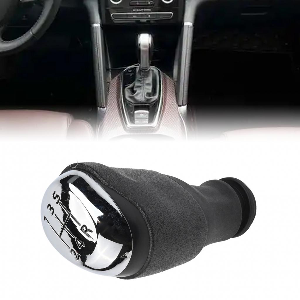 For Renault For Clio 4 Manual Shift Knob 5 Speed Gear Head ABS Replacement