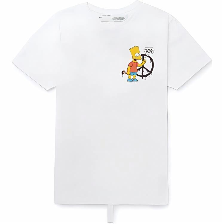 OFF WHITE Oversized Bart T shirt OMAA027S191850340188
