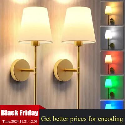 LED Wiederaufladbare Wandleuchte RGB-Birne Abnehmbare Kabellose Wanddekoration Für Schlafzimmer Flur Eingangsbereich Innenleuchte Nachttischlampe