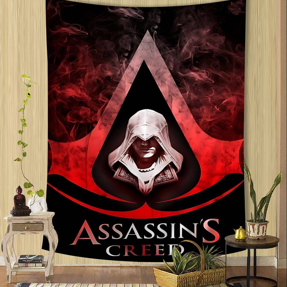 AAssassins CCreedes Cartoon Tapestry Wall Hanging Decoration Household Home Decor