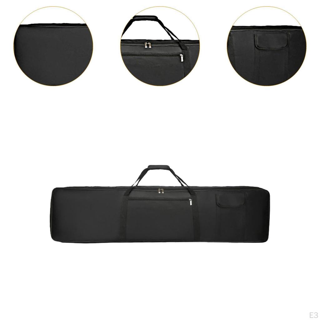 Keyboard Bag Case Oxford Cloth Handbag Padded with Handle Gig Waterproof