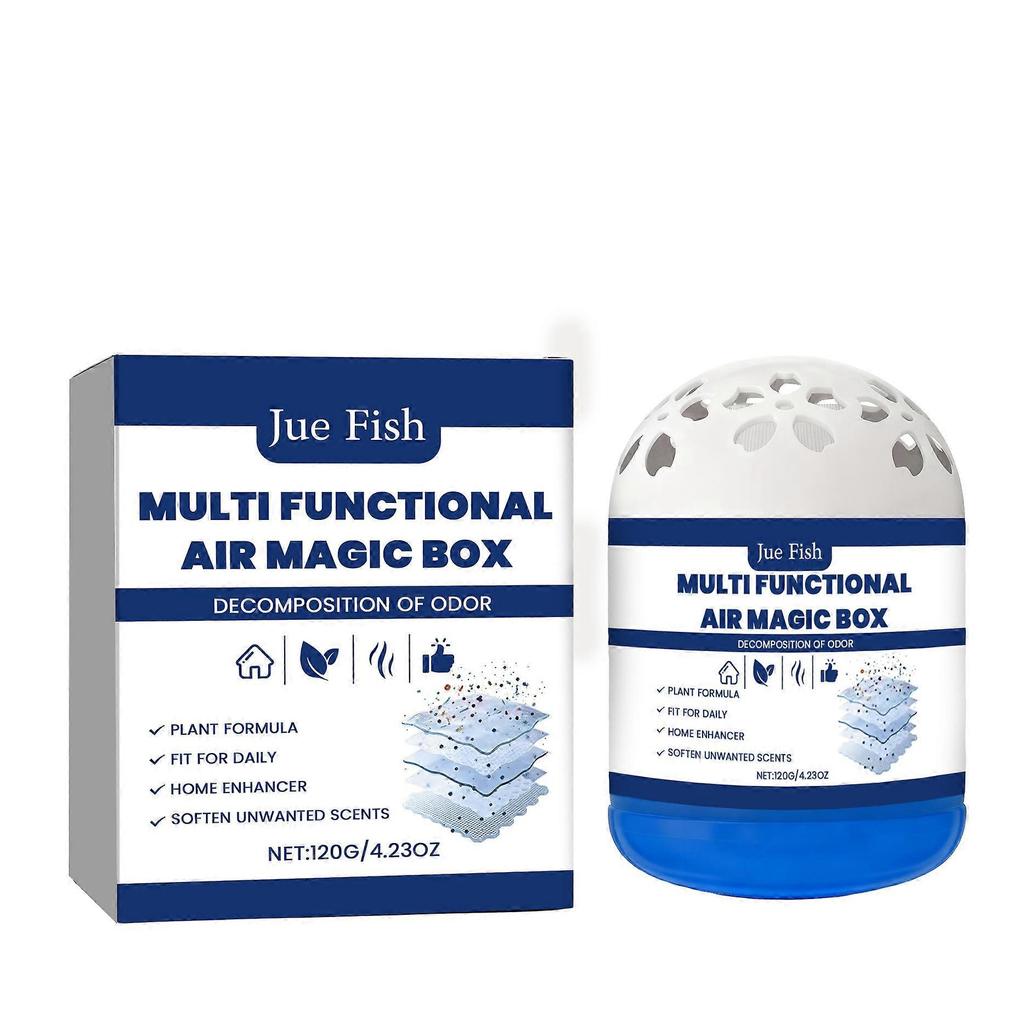 Jue Fish Pet Area Freshness Magic Box, 120g Plant Formula Indoor Automatic Dust Removal
