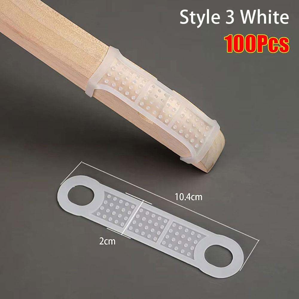 100Pcs Pad Mat Hanger Strip Transparent Anti-slip Gasket New Clothes Hanger Anti-slip Pad