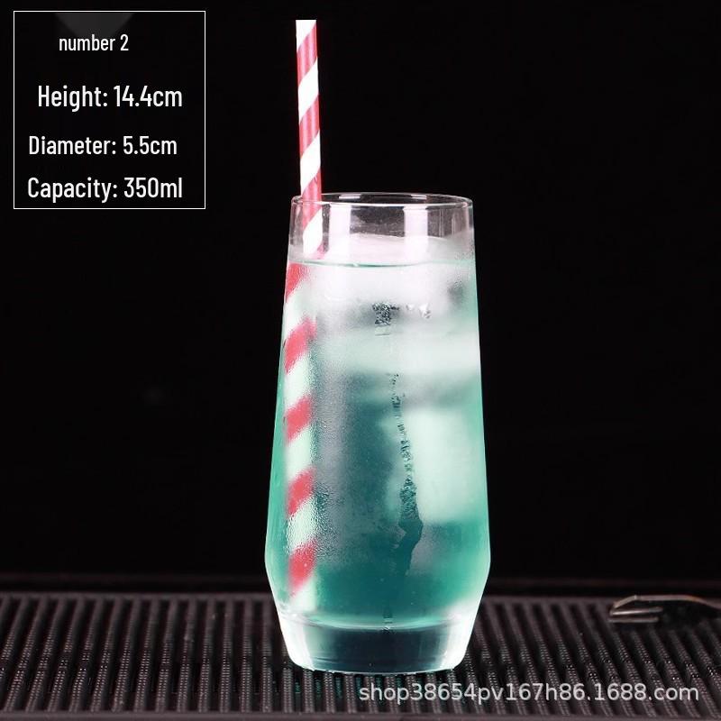 Mojito Collins Cocktail Mixing Glass - Versatile Barware for Long Drinks and Juice