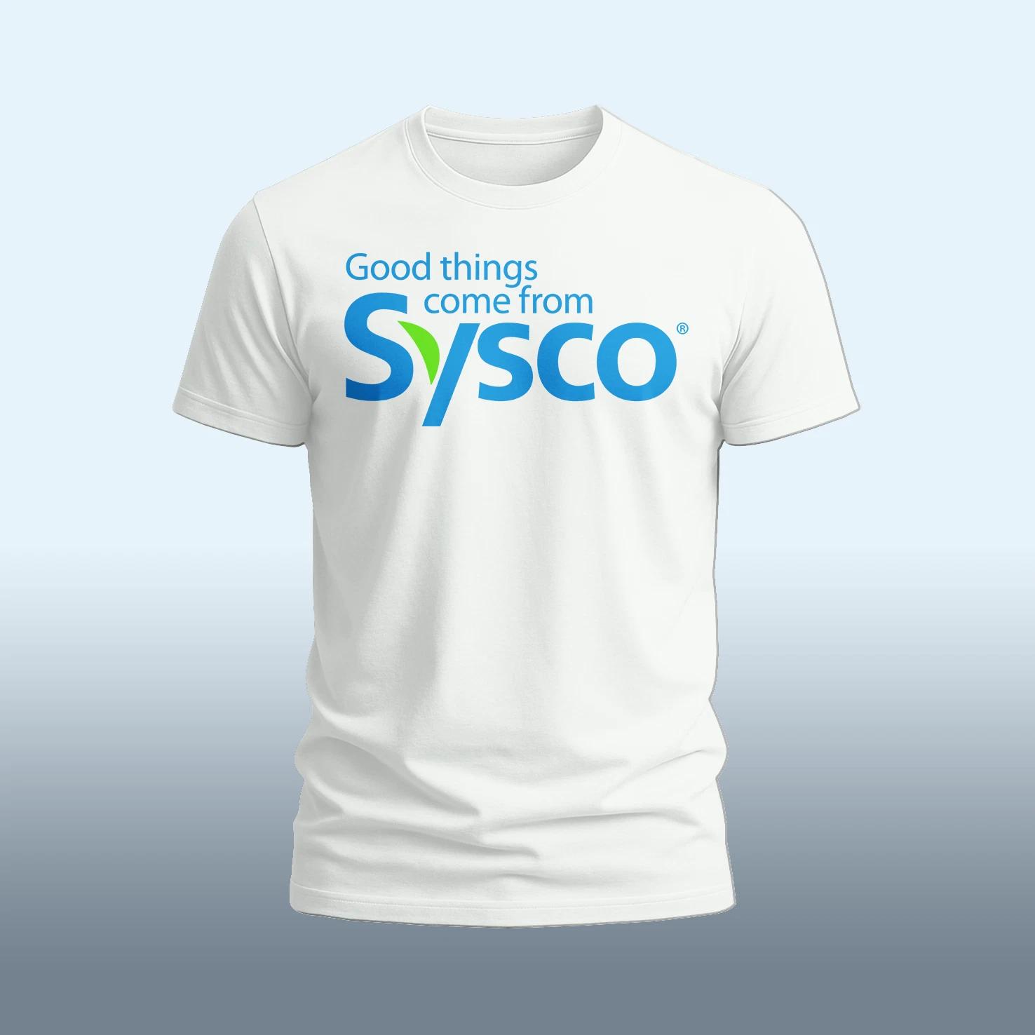 SYSCO Food And Service logo funny T-Shirt Size S-5XL S