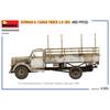 Miniart 1/35 Scale German 3-ton Cargo Truck 3.6-36S Mid-Model Plastic Model MA35456 (Combat Vehicle)