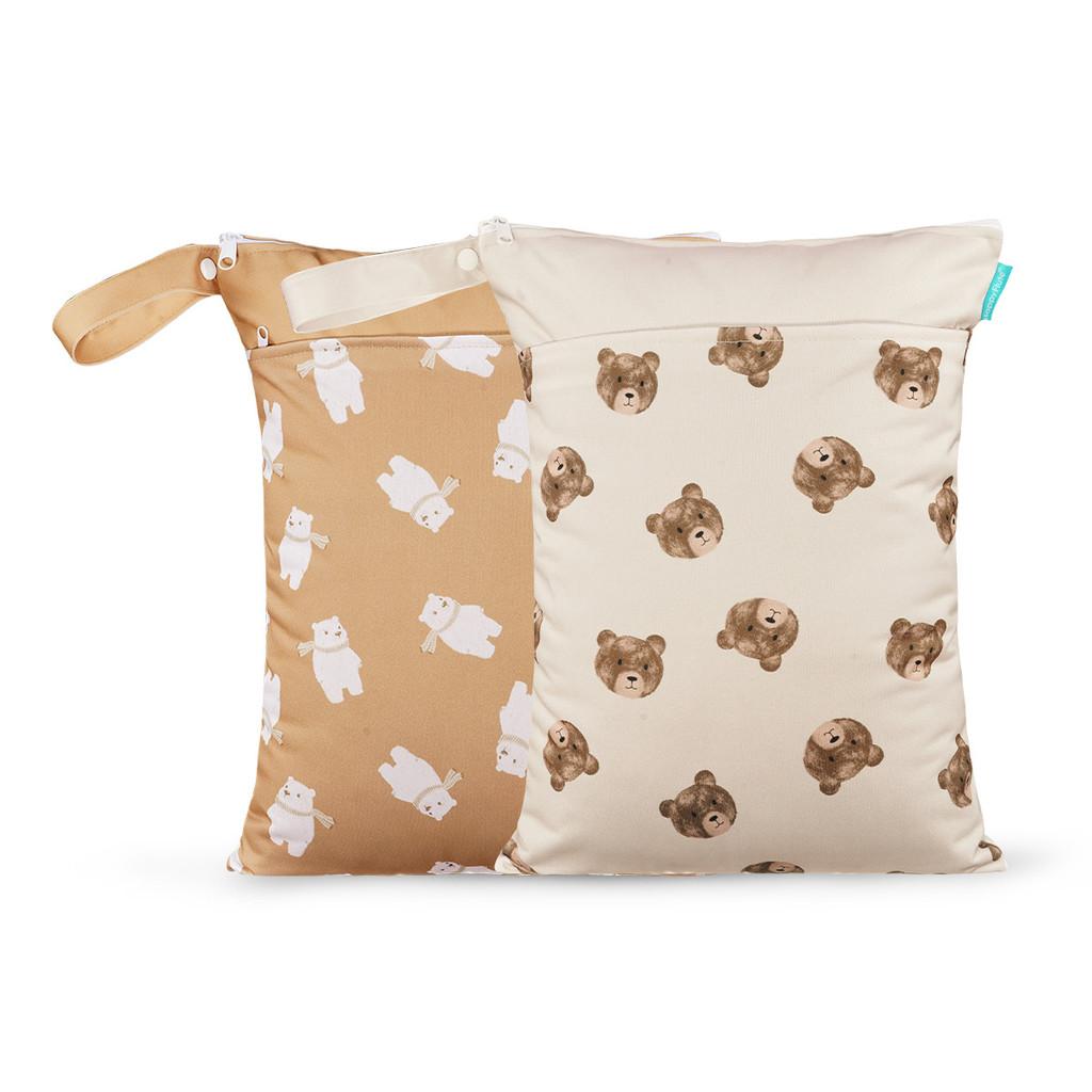 Children Travel Storage Bag With Waterproof Polyester Fabric For Baby Diapers And Toiletries
